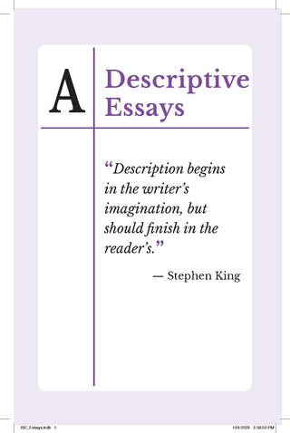 ISC Class 11& 12,  60 English Essays +  Grammatically Yours (The Best English Grammar Book for Classes 9-12 ICSE & ISC ) (Set of 2 Books) With Sudhir Sir for 2026 Exam