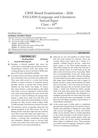 CBSE Textbook Plus (2022-2026) | Class 10| English Language and Literature | Includes: 2026 Papers- fully solved | With Competency Focused Questions | For 2027 Exam | With oswaal.ai