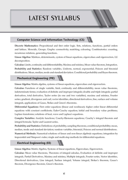 GATE Engineering Mathematics 17 Years' Chapter-wise & Topic-wise Solved Papers | 2010-2026 | 1100+ Questions + 2 Sample Papers | All Streams: CS, EC, EE, ME, CE, IT | For 2027 Exam