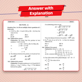 CBSE Previous Years Papers Mathematics Basic, Class 10 | Year-wise (2020-2026) | Latest Syllabus April 2026 | NCERT & Competency-Based Questions | For 2027 Exam | Oswaal AI