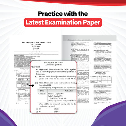 ISC | 10 Sample Question Papers | Class 12 | Accounts (For 2027 Exam) Updated Version | With Oswaal AI