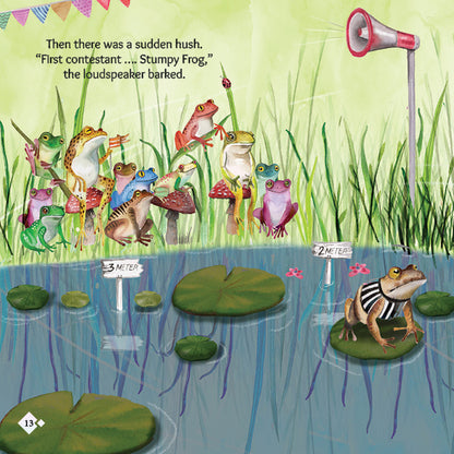 Lil Legends A Life Lesson for Kids Series, A Frog Called Freddy - A Story About Trying Your Best | Value-based Picture Story Board Book | For Age 4-8