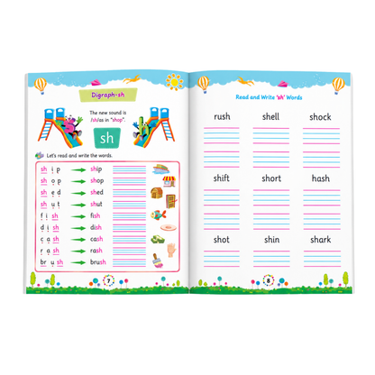 Incredible Phonics for Builders Bundle – 4 Books | Level 2 & 3 Phonics Main Books + Sight Words | Reading, Phonics & Word-Building Skills | Learning Books for Ages 4–5+