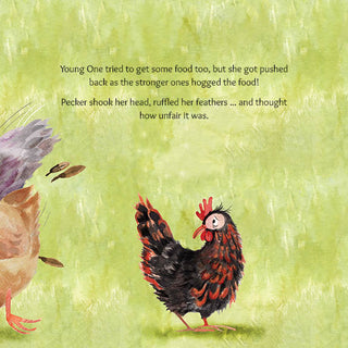 Lil Legends A Hen Called Pecker Story Boardbook for Kids | A Story About Sharing | Life Lesson Story Book | Kindness, Empathy & Cooperation | Illustrated Picture Book | Age 4–8 Years