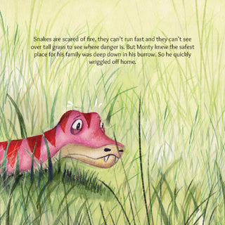 Lil Legends A Snake Called Monty Story Boardbook for Kids | A Story About Fire Safety | Life Lesson Story Book | Responsibility, Awareness & Safety | Illustrated Picture Book | Age 4–8