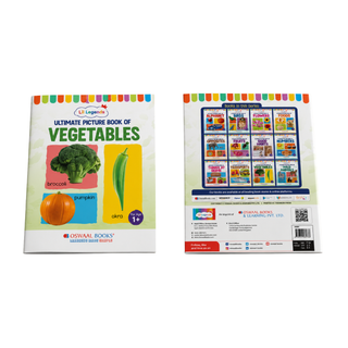 Lil Legends Picture Book for Kids Age 1+ Years - Learn About Vegetables | Early Learning Illustrated Book with Colourful Pictures | First Words Book for Toddlers & Preschoolers