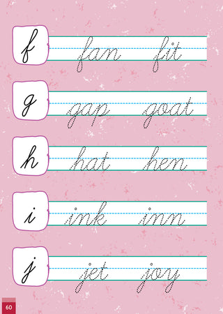 Lil Legends Lowercase Cursive Tracing & Vocabulary Workbook for Kids | Level 2 Handwriting Practice Book | Learn Letter Formation & Improve Writing Skills | Age 4+
