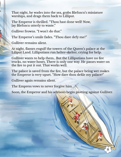 Lil Legends Gulliver's Travels, A Timeless Classic Re-Imagined for Today | Illustrated Story Book | Vocabulary, Imagination and Value Booster Story | For Age 7+