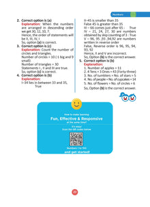 One for All Olympiads Previous Year Solved Papers Class 1 Mathematics For 2025 Exam