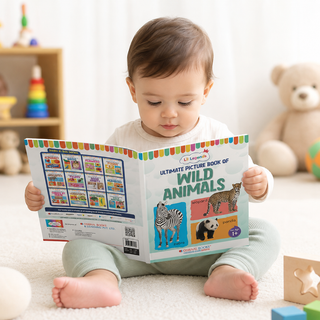 Lil Legends Picture Book for Kids Age 1+ Years - Learn About Wild Animals | Early Learning Illustrated Book with Colourful Pictures | First Words Book for Toddlers & Preschoolers