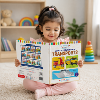 Lil Legends Picture Book for Kids Age 1+ Years - Learn About Transport & Vehicles | Early Learning Illustrated Book with Colourful Pictures | First Words Book for Toddlers & Preschoolers