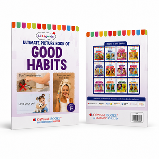Lil Legends Picture Book for Kids Age 1+ Years - Learn About Good Habits | Early Learning Illustrated Book with Colourful Pictures | First Words Book for Toddlers & Preschoolers