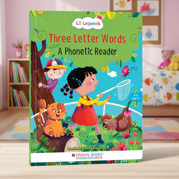 Lil Legends Three Letter words | Phonic Reading Book | English Reading Book For Kids | Age 5+ Years