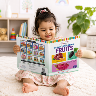Lil Legends Picture Book for Kids Age 1+ Years - Learn About Fruits | Early Learning Illustrated Book with Colourful Pictures | First Words Book for Toddlers & Preschoolers