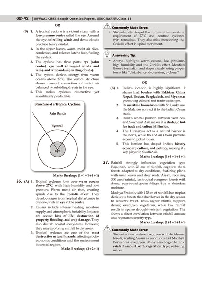 CBSE 20 Combined Sample Question Papers class 11 Humanities stream (English Core, History, Geography, Political Science, Sociology & Psychology)