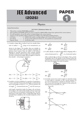 Oswaal JEE Advanced | 10 Mock Test Papers (Paper 1 & 2) | Based on Latest Exam Trends & Pattern | Includes 2026 May Fully Solved Papers with Detailed Solutions