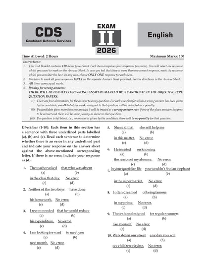 CDS Combined Defence Services – 13 Years' Chapterwise & Topicwise Solved Paper (2014–2026 I & II) | Mathematics, English & General Knowledge (Set of 3 Books) | For 2027 Exam | with Oswaal AI