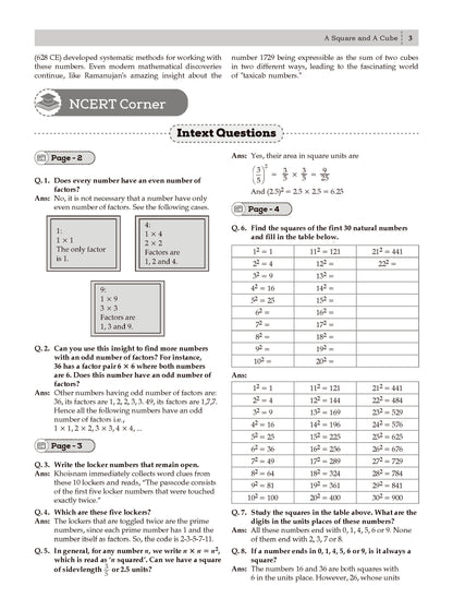 NCERT Textbook Solutions Mathematics (Ganita Prakash) Class 8