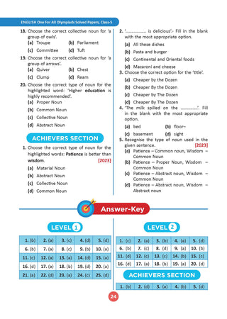 One For All Olympiads Class 5 English Prep-Guide Book | Chapter-wise Previous Years' Solved Papers | Questions for SOF IEO & Other Olympiad Exams 2026 | With Sample Practice Papers & Oswaal.AI