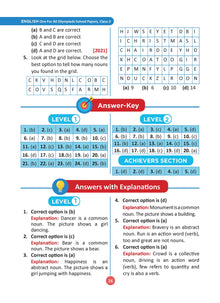 One for All Olympiads Previous Year Solved Papers Class 3 English For 2025 Exam