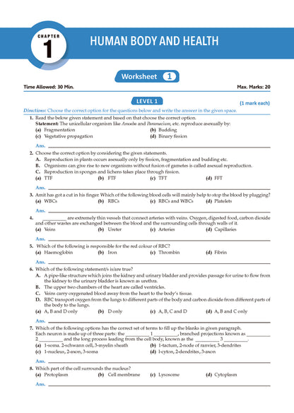 Oswaal One For All Olympiads Workbook Class 7 Science | Questions for SOF NSO & Other Olympiad Exams 2026 | With Sample Practice Papers & Oswaal.AI