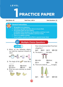 One for All Olympiads Previous Year Solved Papers Class 1 Mathematics For 2025 Exam