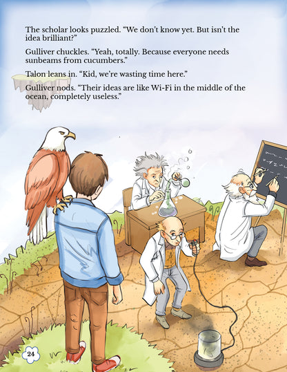 Lil Legends Gulliver's Travels, A Timeless Classic Re-Imagined for Today | Illustrated Story Book | Vocabulary, Imagination and Value Booster Story | For Age 7+