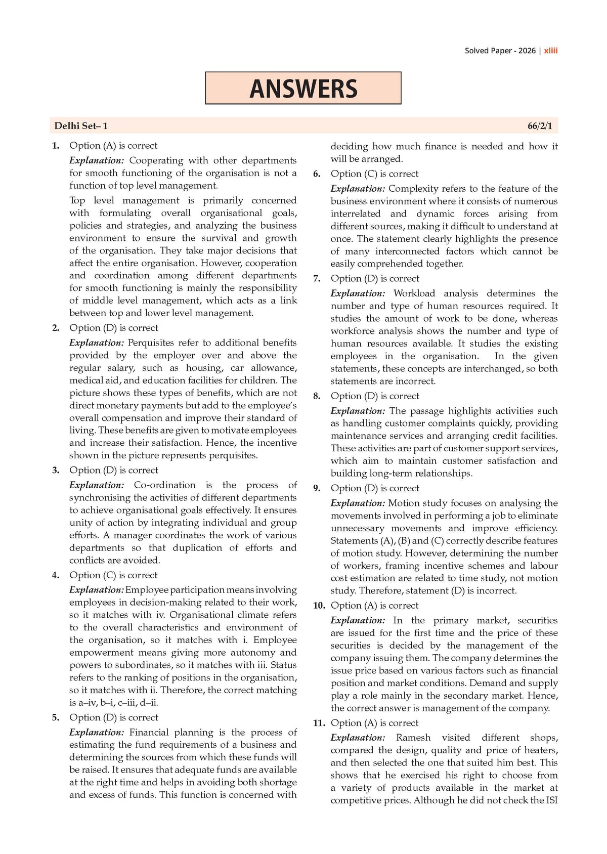 CBSE Class 12 Business Studies Question Bank | Chapter & Topic-wise Solved Papers (2017-2026) | Based on Latest Syllabus (April 2026) | Includes 2026 Papers | For 2027 Exam
