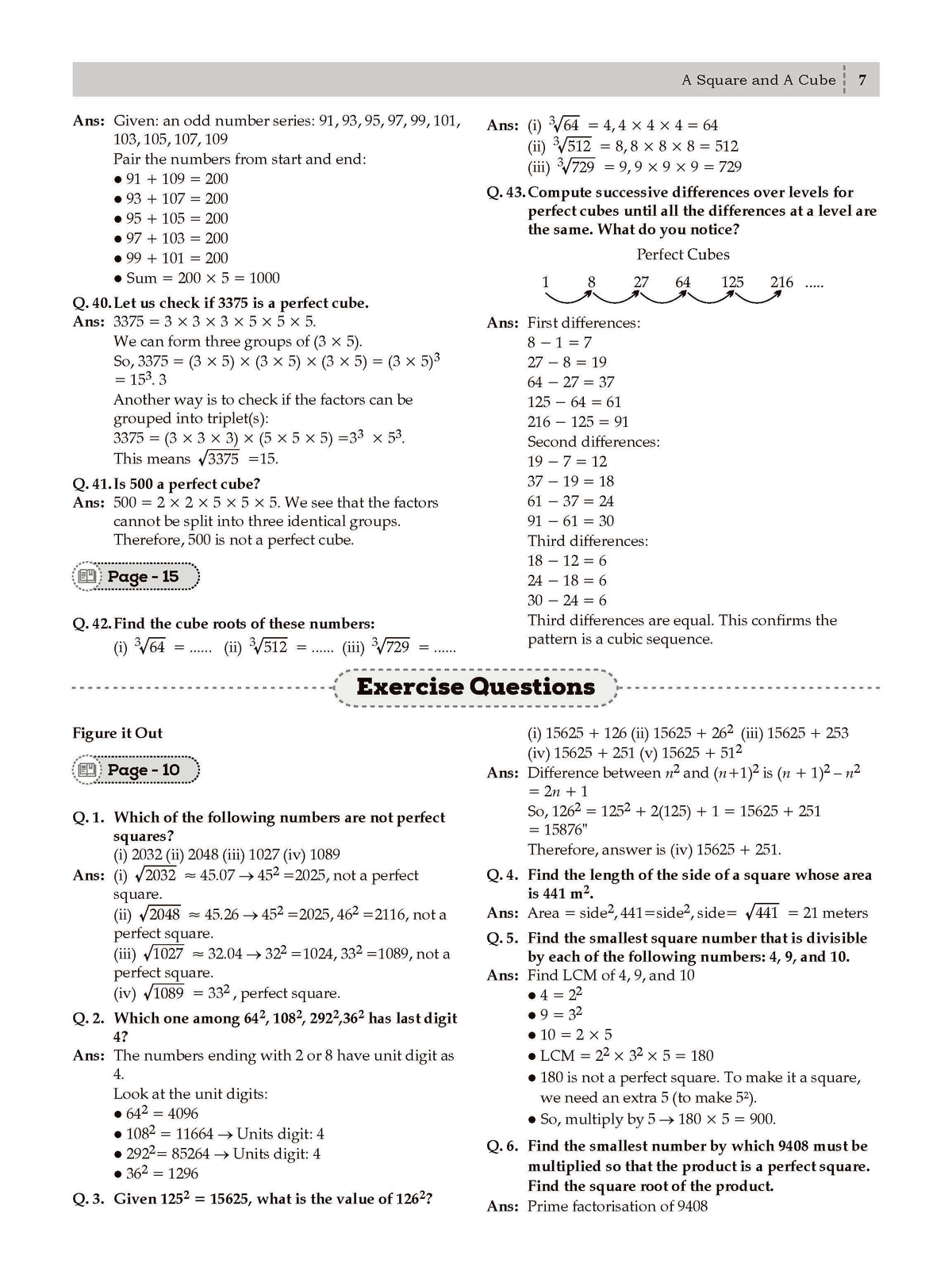 NCERT Textbook Solutions Mathematics (Ganita Prakash) Class 8