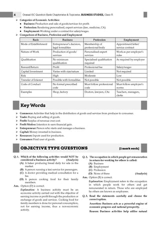 Class 11 ISC Business Studies Question Bank | Chapter-wise & Topic-wise with Competency Based Questions | For 2027 Exam | Self-Assessment Papers | Revision Notes