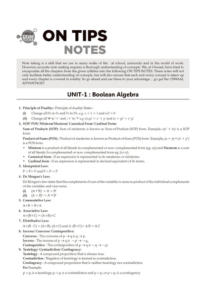 ISC 10 Sample Question Papers Class 12 Computer Science for Board Exam 2026 (Strictly aligned with CISCE Latest Specimen Paper 2026), Competency-Based Questions, Mind Maps, On-Tips Notes, Solved MCQs & Board Marking Scheme - Oswaal Books