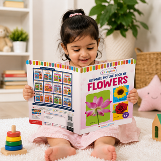 Lil Legends Picture Book for Kids Age 1+ Years - Learn About Flowers | Early Learning Illustrated Book with Colourful Pictures | First Words Book for Toddlers & Preschoolers