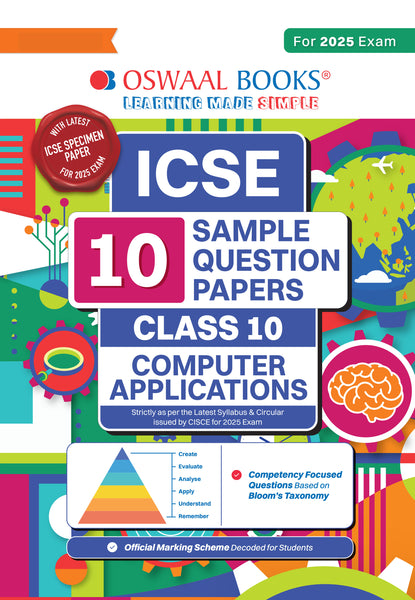 ICSE | 10 Sample Question Papers | Class 10 | Computer Application (For 2025 Exam)