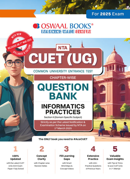 NTA CUET (UG) Chapterwise Question Bank Informatics Practices (For 2025 Exam)