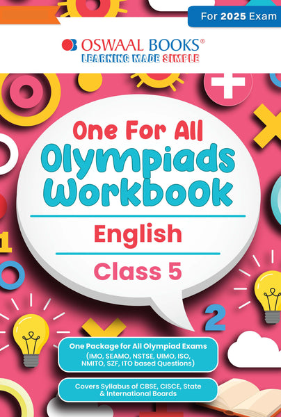 One for All Olympiads Workbook Class 5 English For 2025 Exam