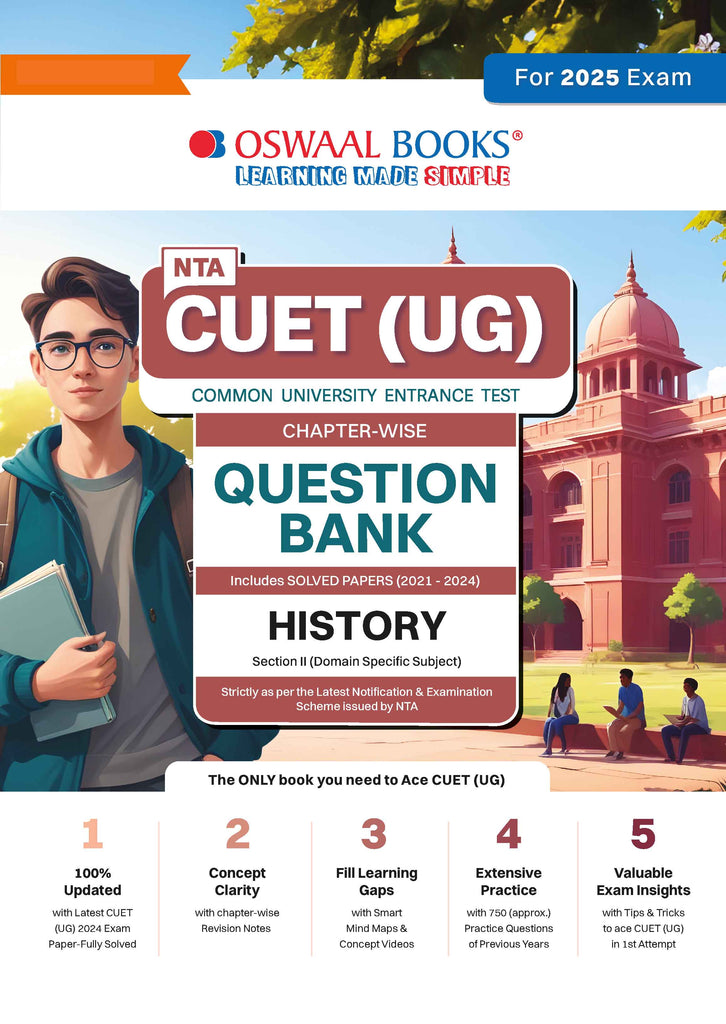 NTA CUET (UG) Chapterwise Question Bank History (For 2025 Exam)