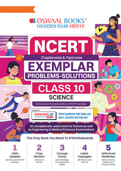 NCERT Exemplar (Problems - Solutions) Class 10 Science Book For Latest Board Exams