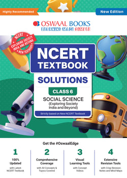 NCERT Textbook Solutions Social Science Class 6 | For CBSE 2026-27 Exam | Based on Latest NCERT Exploring Society India and Beyond | With Objective & Subjective Questions for Practice