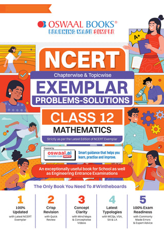 NCERT Exemplar (Problems - Solutions) Class 12 Mathematics Book For Latest Board Exam