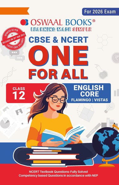 CBSE & NCERT One for All Class 12 English Core (For 2026 Exam)