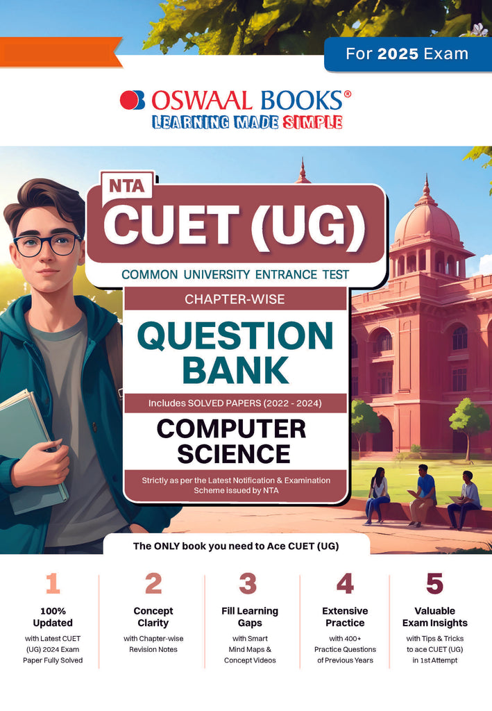 NTA CUET (UG) Chapterwise Question Bank Computer Science (For 2025 Exam)