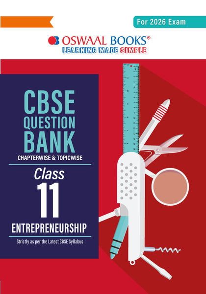 CBSE Question Bank Class 11 Entrepreneurship For 2026 Exam