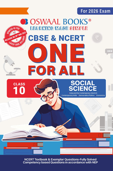 CBSE & NCERT One for All Class 10 Social Science (For 2026 Exam)