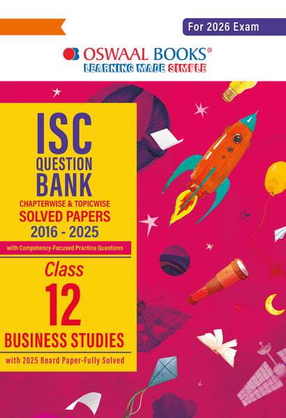 ISC Question Bank Chapterwise & Topicwise Solved Papers Class 12 Business Studies For 2026 Exam