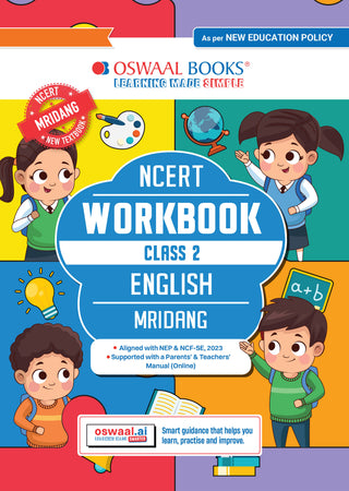 Workbook Based on NCERT Textbook Mridang English Class 2 | With Grammar Worksheets & Activity Based Questions | For Exam 2026–27 | As per NCF & NEP