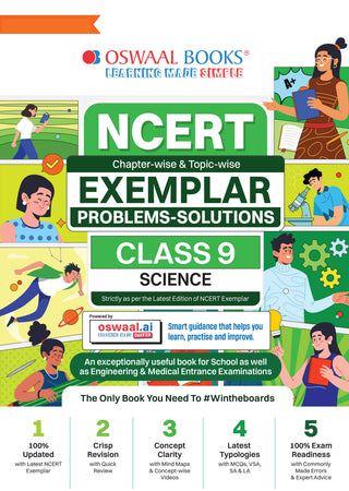 NCERT Exemplar (Problems - Solutions) Class 9 Science Book For Latest Exam