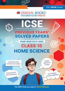 ICSE Previous Years Solved Papers Year wise 2019-2025 Class-10 Home Science