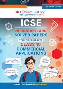 ICSE Previous Years Solved Papers Year wise 2017-2025 Class-10 Commercial Applications