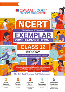NCERT Exemplar (Problems - Solutions) Class 12 Biology Book For Latest Board Exam