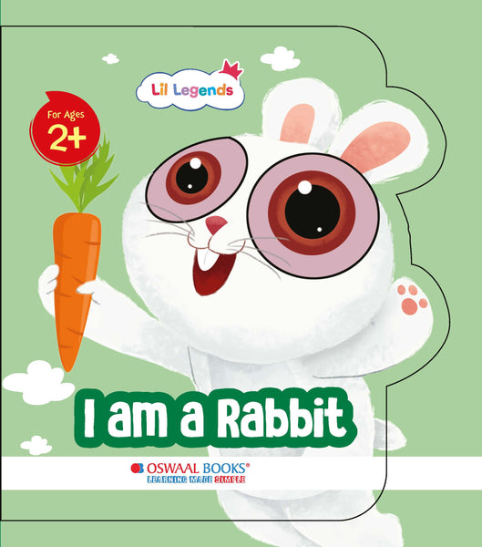 Lil Legends Shaped Board Books: Pet Animals: Rabbit